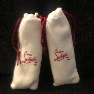 WOMEN/MEN 100% AUTHENTIC CHRISTIAN LOUBOUTIN BUNDLE PAIR OF SNEAKER/SHOE STRINGS
